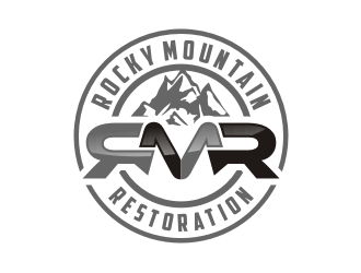 Rocky Mountain Restoration logo design by Artomoro