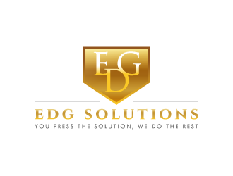 Edg Solutions logo design by pencilhand