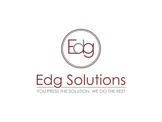 Edg Solutions logo design by pakNton