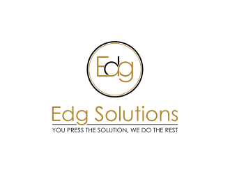 Edg Solutions logo design by pakNton