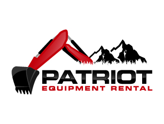 Patriot Equipment Rental logo design by Kirito