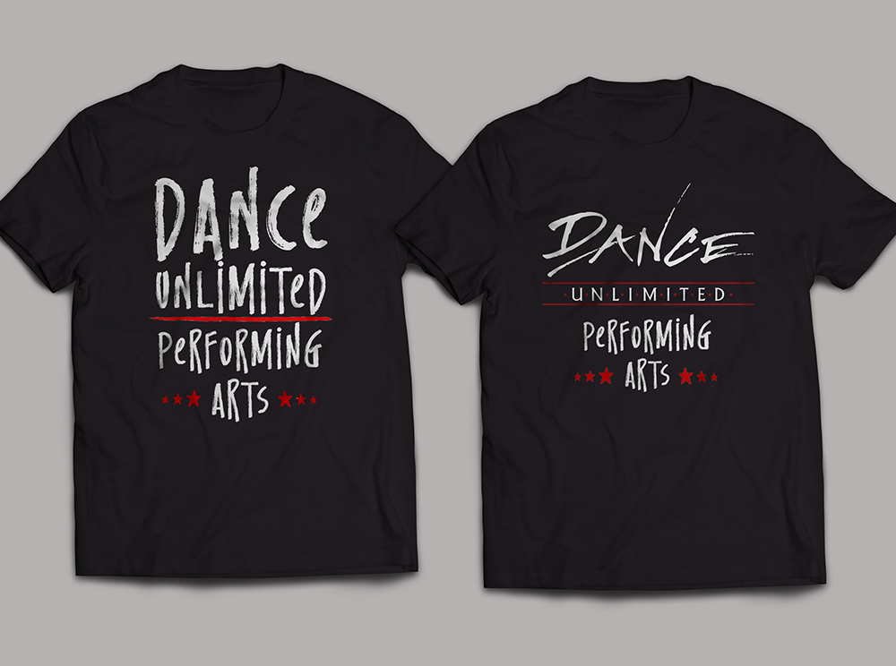 Dance Unlimited Performing Arts logo design by cwrproject