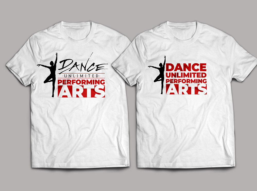 Dance Unlimited Performing Arts logo design by cwrproject