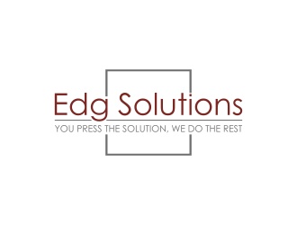 Edg Solutions logo design by pakNton