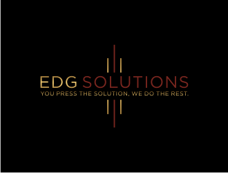 Edg Solutions logo design by asyqh