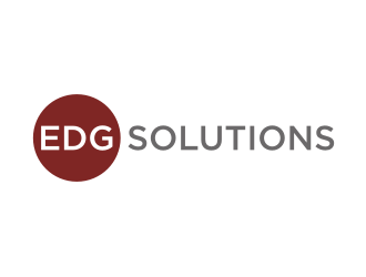 Edg Solutions logo design by puthreeone