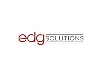 Edg Solutions logo design by Lavina