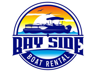 Bay Side Boat Rental  logo design by DreamLogoDesign