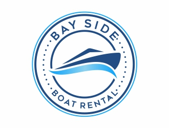 Bay Side Boat Rental  logo design by Mardhi