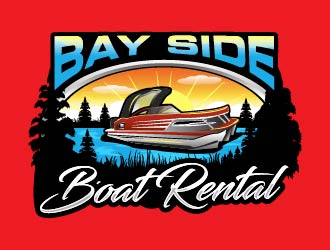 Bay Side Boat Rental  logo design by Suvendu