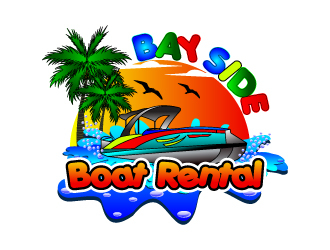 Bay Side Boat Rental  logo design by Suvendu