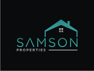 Samson Properties logo design by Artomoro