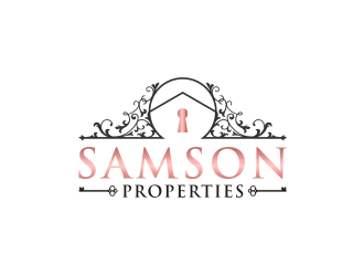 Samson Properties logo design by bombers