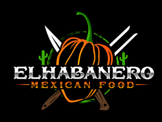 El Habanero Mexican Food  logo design by DreamLogoDesign