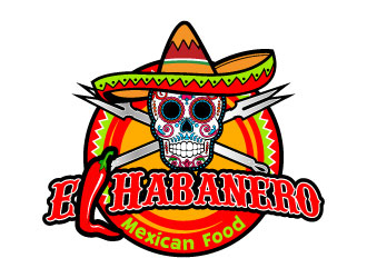 El Habanero Mexican Food  logo design by daywalker