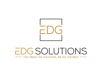 Edg Solutions logo design by ingepro