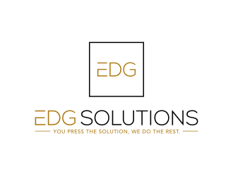 Edg Solutions logo design by ingepro