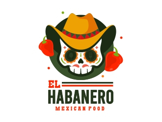 El Habanero Mexican Food  logo design by forevera