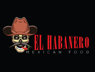 El Habanero Mexican Food  logo design by Bambhole