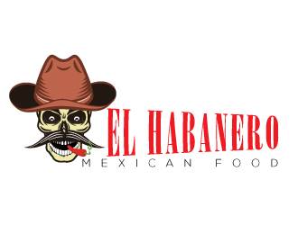 El Habanero Mexican Food  logo design by Bambhole