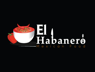 El Habanero Mexican Food  logo design by Bambhole