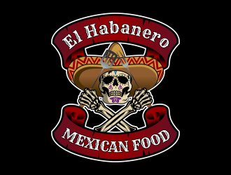 El Habanero Mexican Food  logo design by Kruger