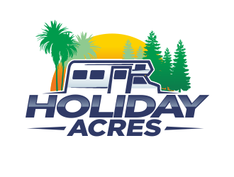 Holiday Acres logo design by M J