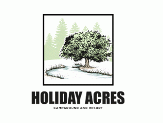 Holiday Acres logo design by DonyDesign