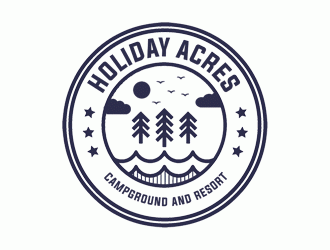 Holiday Acres logo design by DonyDesign