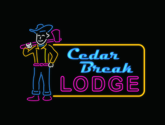 Cedar Break Lodging logo design by rizuki