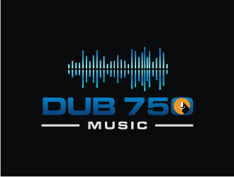 DUB 750 Music logo design by KQ5