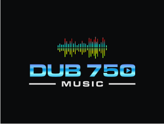 DUB 750 Music logo design by KQ5