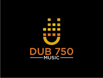 DUB 750 Music logo design by sabyan