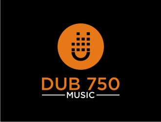 DUB 750 Music logo design by sabyan