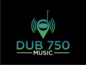 DUB 750 Music logo design by sabyan