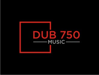 DUB 750 Music logo design by sabyan