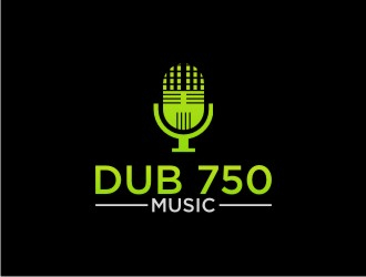 DUB 750 Music logo design by sabyan