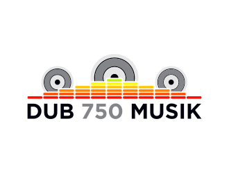 DUB 750 Music logo design by putriiwe