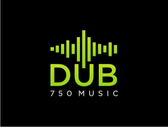 DUB 750 Music logo design by sabyan