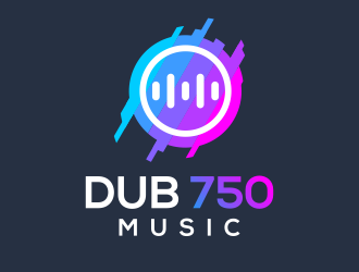 DUB 750 Music logo design by veter