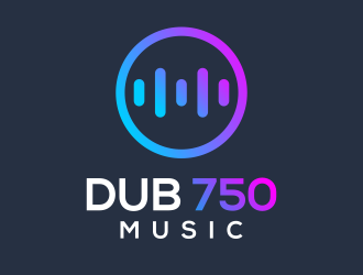 DUB 750 Music logo design by veter