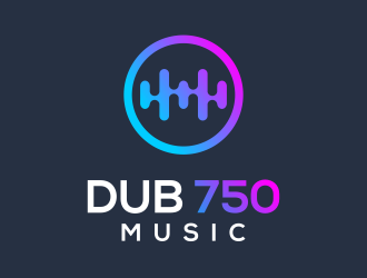 DUB 750 Music logo design by veter