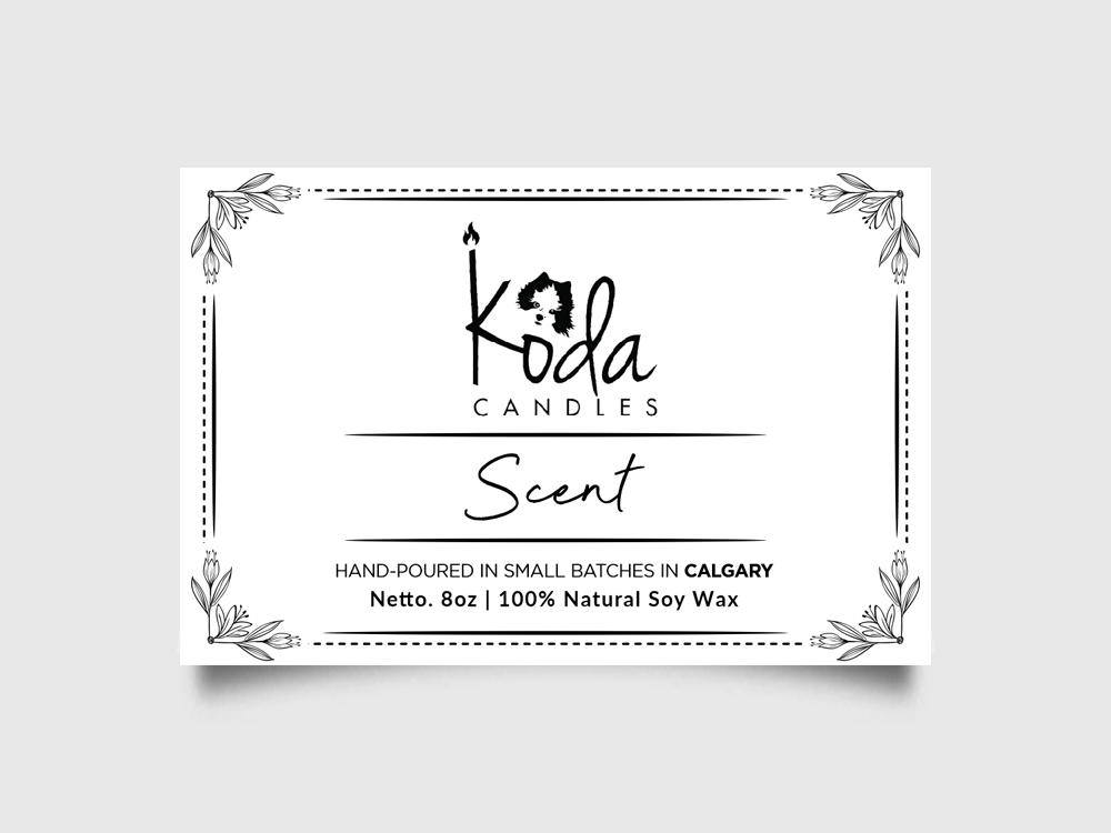 Koda Candles logo design by Realistis