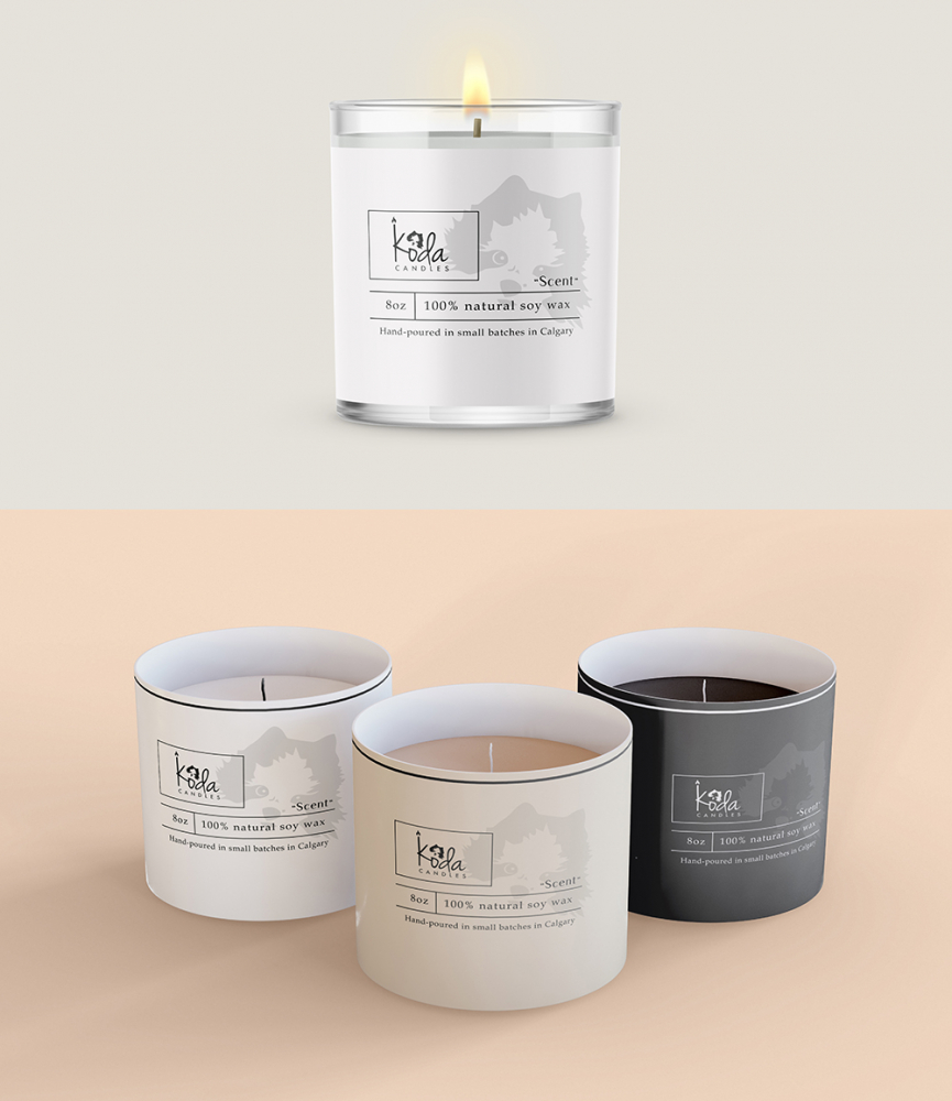 Koda Candles logo design by cwrproject