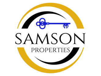 Samson Properties logo design by jetzu