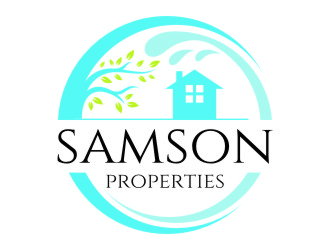 Samson Properties logo design by jetzu