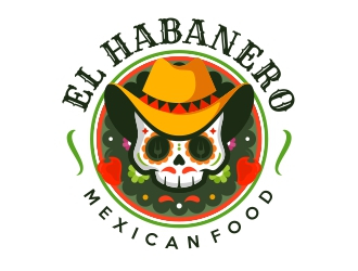 El Habanero Mexican Food  logo design by forevera