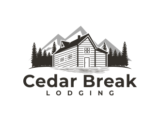 Cedar Break Lodging logo design by Galfine