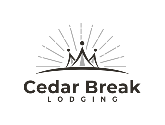 Cedar Break Lodging logo design by Galfine