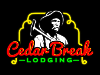 Cedar Break Lodging logo design by MAXR